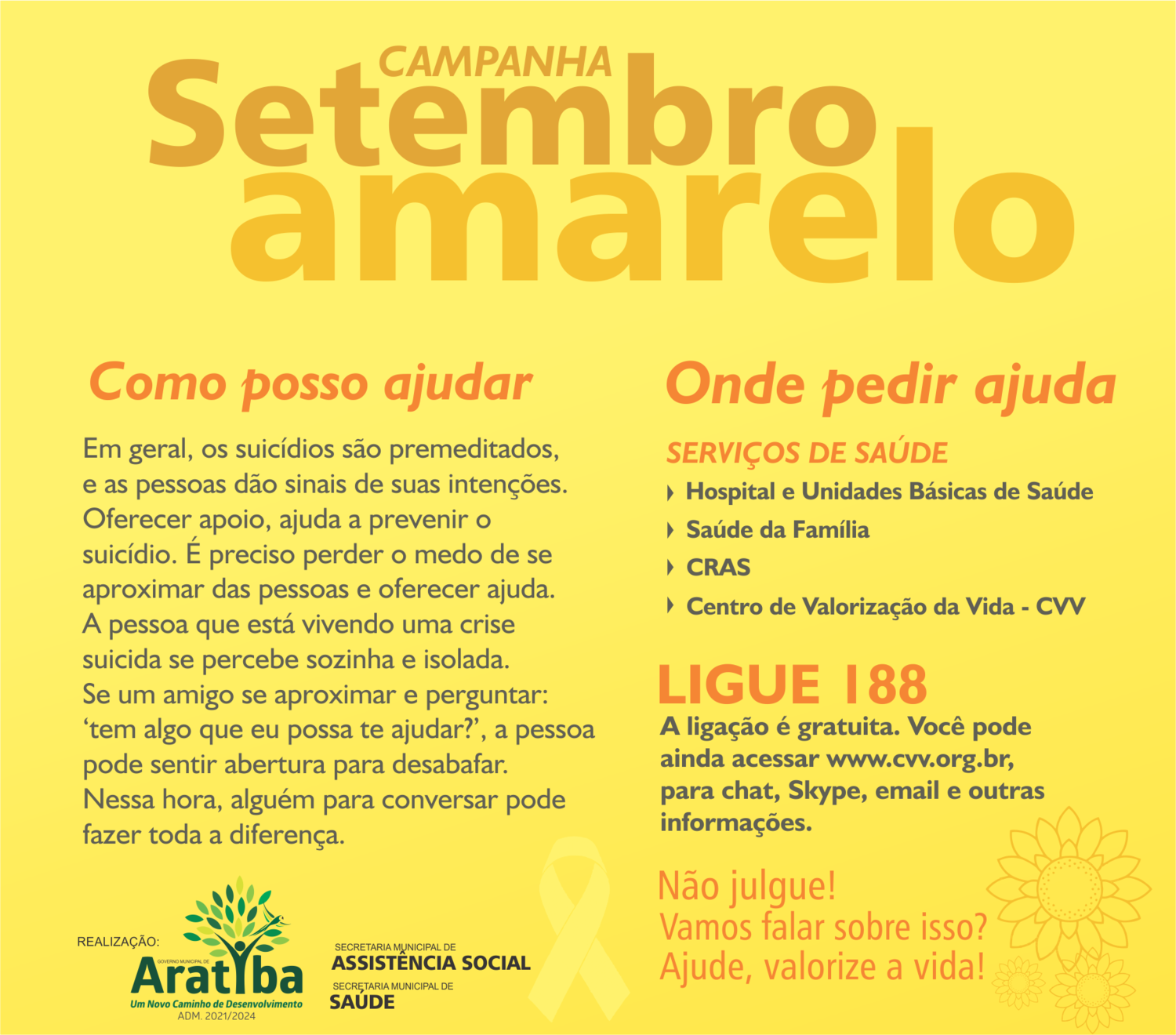 Setembro 1 amarelo 2021